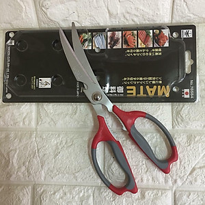 Kéo cắt cao cấp Nikken Mate  25cm lưỡi bằng thép không gỉ dễ dàng cắt gà/ cắt thịt - xuất xứ Nhật Bản