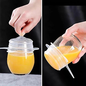 BỘ 6 NẮP SILICON ĐẬY THỰC PHẨM PAKASA - Hàng chính hãng