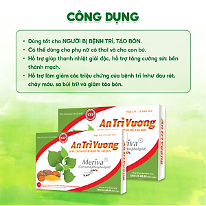 An Trĩ Vương Hỗ Trợ Cải Thiện Táo Bón Giúp Thanh Nhiệt, Giải Độc Có Thể Sử Dụng Cho Phụ Nữ Có Thai Hộp 30 Viên