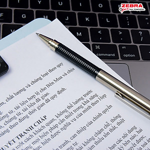 Bút Bi Cao Cấp F.301 Compact 0.7mm Zebra Pen - Mực Xanh, Thân Kim Loại, Nhẹ 12.3g [CHÍNH HÃNG]