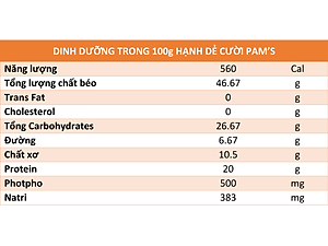 Hạt Dẻ Cười Không Tẩy Trắng Pams - Hạt Dẻ Nhập Khẩu Mỹ, Nhân Giòn Ngon, Dùng Ăn Kiêng Ăn Vặt