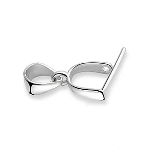 Móc Bạc Làm Mặt Dây Chuyền Đá Phong Thủy BẠC HIỂU MINH MMB001