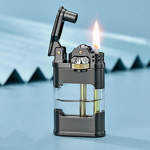 Vỏ Hột Quẹt Bật Lửa Xăng Bấc Đá Lộ Thiên Hiển Thị Mức Nhiên Liệu Đẹp Độc Lạ Tiện Dụng Chief CF232 - Nhiều Màu