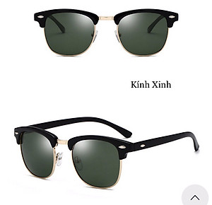 Kính râm Mắt Vuông Unisex Thời Trang Đi Đường Bảo Vệ Mắt