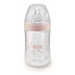 Bình Sữa Nhựa PP Nature Sense 260ml Núm Ti Silicone S2 Nuk NU21496 (Size M) - Màu Ngẫu Nhiên