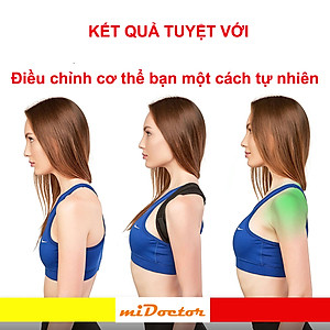 Đai Chống Gù Lưng miDoctor Cho Người Lớn, Trẻ Em mi01 - Hàng Chính Hãng