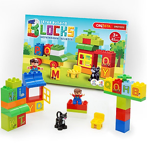 Ghép hình đoàn tàu chữ cái - 62 chi tiết