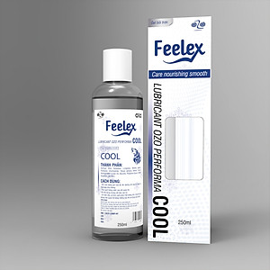 Gel bôi trơn Feelex Lubricant mát lạnh, ấm nóng, siêu trơn - Lọ 250ml