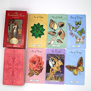 {Kèm quà tặng}  Bộ bài tarot Enchanted Love Tarot