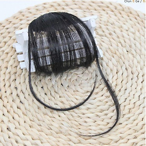 Tóc giả nữ đẹp ️️ FREESHIP ️️ mái thưa tóc thật 100%