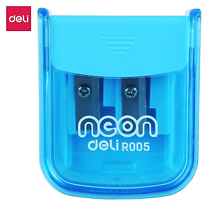 Gọt Chì Mini Deli - 2 Lỗ - Xanh Dương/ Hồng/Xanh Lá - Màu Ngẫu Nhiên 1 Chiếc - ER00500