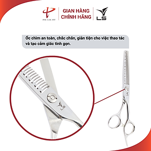 Kéo tỉa tóc VLS TA130 quai offset vênh đỡ ngón cố định - Hàng chính hãng