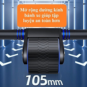 Con Lăn Tập Cơ Bụng Sử Dụng Công Nghệ Mới Có Phanh Lò Xo Trợ Lực FED-CL03 + Kèm Thảm Lót Gối