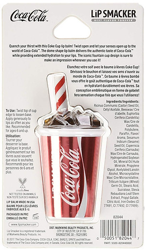 Lip Smacker - Son Cốc Coca Cola vị Coca - Coca-Cola Cup Lip Balm