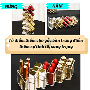 Khay Đựng Son 18–26 Ô Tiện Lợi Kệ Đựng Son 18–26 Ngăn Cao Cấp Khay Đựng Son Trang Điểm Đa Năng 18–26 Ô  Khay Son Cao Cấp 18–26 Ô – Gọn Gàng, Tinh Tế Khay Trang Điểm Đựng Son 18–26 Ô Acrylic Trong Suốt Hộp Đựng Son Handmade 18–26 Ngăn – Đẳng Cấp Makeup
