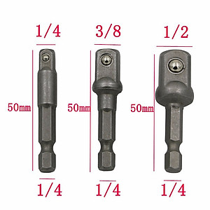 Bộ 3 Đầu Chuyển Vặn Khẩu Cho Khoan 50mm Milliken NL-3078