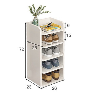 Kệ Để Giày Dép Gỗ Thiết Kế Nhỏ Gọn, Tối Ưu Diện Tích Kệ Giày Dép Xếp Gọn Đa Năng Kệ Gỗ MDF Phong Cách Hiện Đại
