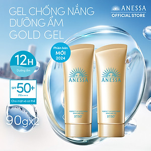 Bộ đôi 2 Kem chống nắng dạng gel bảo vệ hoàn hảo Anessa Perfect UV Sunscreen Skincare Gel 90g