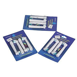 Cho máy Braun Oral-B, Bộ 4 đầu bàn chải đánh răng điện - Đánh tan mảng bám- SB-17A