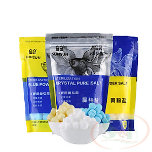 Viên nén muối khoáng Sunsun Sterilization Salt xử lý bệnh dưỡng cá tép
