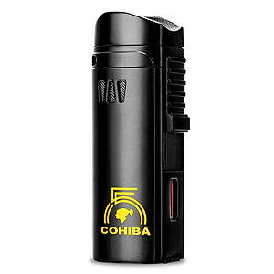 Vỏ Hột Quẹt Bật Lửa Khò 3 Tia  H179A Có Đục Kiêm Giá Đỡ - Nhiều Màu