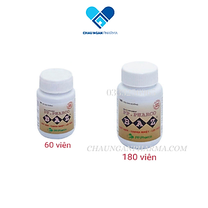 Viên mát gan giải độc PP - PHARCO BAZ Phong Phú - Chai 180 viên