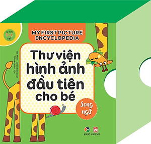 Trọn bộ Thư viện hình ảnh đầu tiên cho bé ( Song Ngữ ) - Hộp 8 cuốn