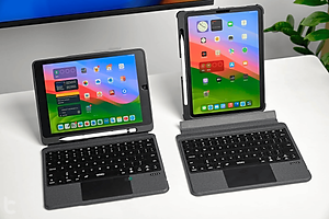 Bao Da Kèm Bàn Phím Không Dây WiWU Mag Touch Dùng Cho iPad 10.2/ 10.5, iPad Pro 11 inch/Air 4/Air5, iPad 12.9 2020/2021( Có Khe Để Bút) - Hàng Chính Hãng
