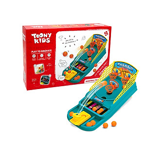 Đồ Chơi Bộ Bắn Bóng Rổ TOONYKIDS - Đồ Chơi Vận Động Cho Bé - BASKETBALL TOURNAMENT TN046 [Tặng Kèm Sticker]