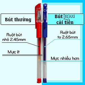 Bút Bi Bút Mực Nước Bút Gel Bút Viết 0.5mm Xanh Đen Đỏ Tím Giao Hỏa Tốc Văn Phòng Legaxi