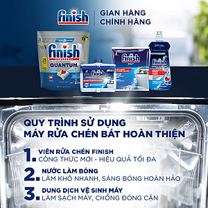 Combo 2 Gói Viên Rửa Chén Bát Finish Powerball Quantum 21 viên