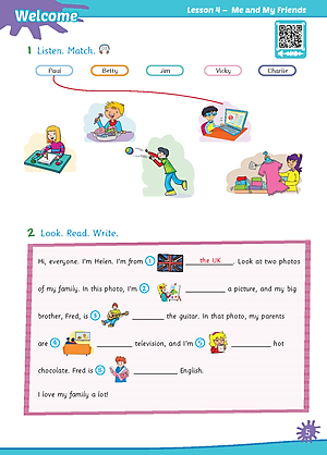 Bài tập bổ trợ Tiếng Anh 5 Extra and Friends