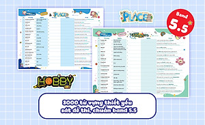 Combo Takenote IELTS 6000 Từ vựng theo chủ đề (2 Tập) (Band 5.5)