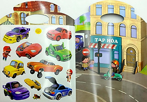 Sách Bé Trai Dán Hình - Xe Hơi