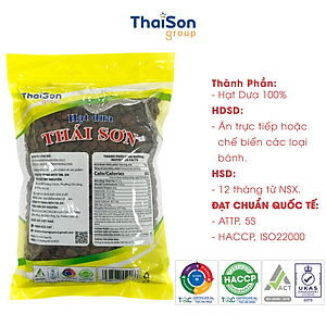 Hạt Dưa sạch Thái Sơn rang củi không nhuộm màu ngon đặc biệt túi Zipper 1Kg bì vàng HD1MVZ