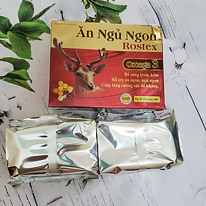 Ăn Ngủ Ngon Rostex hỗ trợ ăn ngon, ngủ ngon tăng cường sức đề kháng
