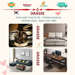 Nước hoa Ô tô, Xe Hơi Cao Cấp BullSone Grasse Objet 100ml - Hàng Chính Hãng - Đa dạng mùi hương