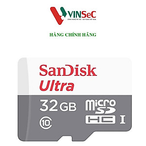 Thẻ Nhớ MicroSD SanDisk Ultra 32GB 100MB/s - Hàng Chính Hãng