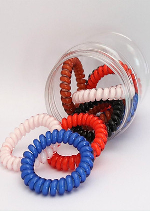 Hộp 10 dây cột tóc lò xo siêu tiện lợi COT99