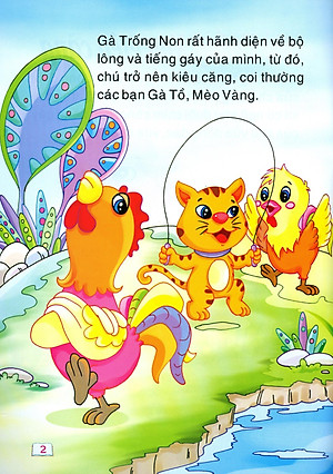 Sách Cổ Tích Trăng Non - Gà Trống Kiêu Căng