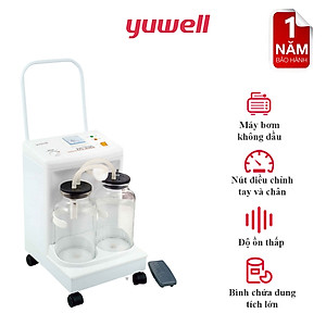 Máy Hút Dịch 2 Bình Công Suất Lớn YUWELL 7A-23D(20L) - Nhập Khẩu Chính Hãng - Bảo Hành 1 Năm