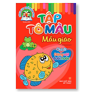 Sách Tô Màu Mẫu Giáo (Túi 8 Cuốn)