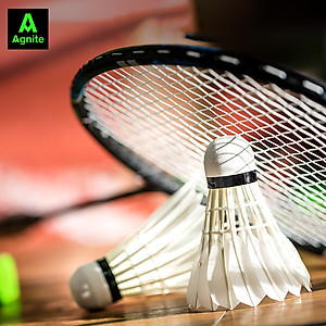 Quả cầu nhựa, lông ngỗng tự nhiên chính hãng Agnite- nhẹ, bền, chắc chắn - quả lẻ/ hộp 3 quả - F2211/F2200