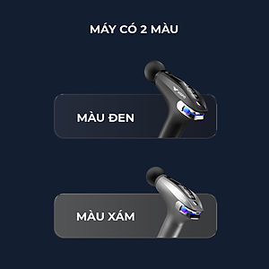 Máy Massage Cầm Tay Vispo VP-S23 - 8 Cấp Độ Massage Với Tay Cầm Cán Dài, Phù Hợp Cho Người Tập Gym, Giãn Cơ Hiệu quả - Máy Massage Toàn Thân