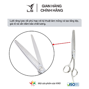 Kéo tỉa tóc LS rơi 15-20% quai offset vênh đỡ ngón cố định JT3230