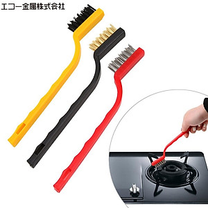 Combo 01 Chai tẩy gỉ sét các vật dụng kim loại 140gr + 01 Set 03 chiếc bàn chải sắt đánh bóng kim loại, chà rỉ sét Echo - Hàng nội địa Nhật Bản