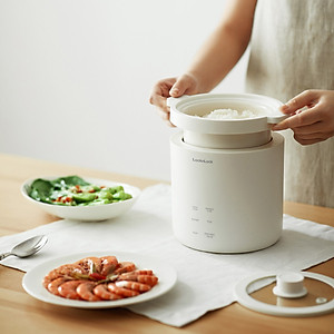 Nồi cơm điện mini LocknLock EJR314IVY (300W) - Hàng chính hãng