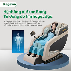 Ghế massage trị liệu toàn thân KAGAWA K28 PRO [FULL QUÀ TẶNG] công nghệ mát xa nhiệt hồng ngoại tân tiến giúp thư giãn, giảm stress tại nhà