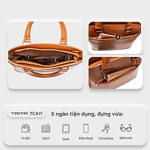 Cặp công sở Trita ( Thời trang nam - Cặp da TCA17 )