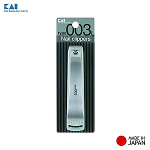 Kềm cắt móng tay cao cấp chính hãng KAI Type 003 lưỡi làm từ hợp kim thép sắc bén & bền bỉ hàng nội địa Nhật Bản Model 2022 (Made in Japan)